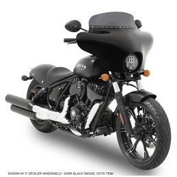 BATWING FAIRING CARÉNAGE PARE-BRISE NOIR INDIAN INDIAN CHIEF 2022-25