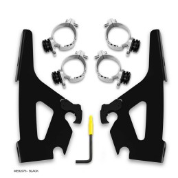 WINDSCHUTZSCHEIBE BATWING FAIRING VERKLEIDUNG SCHWARZ INDIAN CHIEF 2022-25