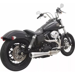 AUSPUFFSYSTEM BASSANI ROAD RAGE III 2IN1 INOX HARLEY DAVIDSON FXD DYNA 93-17