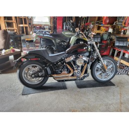 SEAT STEP UP DIAMOND STITCH COMFORT WITH GEL HARLEY DAVIDSON FLFB/FLFBS SOFTAIL FAT BOY 18-24