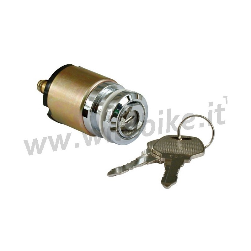 BLOCCHETTO INTERRUTTORE ACCENSIONE CROMATO CHIAVE PIATTA HARLEY DAVIDSON SPORTSTER 1994-11