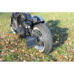 KIT DE SUPPORT LATÉRAL NOIR PLAQUE D'IMMATRICULATION CULT WERK HARLEY DAVIDSON XL SPORTSTER 04-22