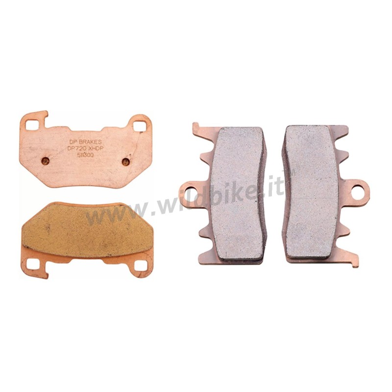 KOMPLETTE KIT BREMSBELÄGE DP BRAKES SINTERED HARLEY DAVIDSON RH 1250 SPORTSTER S 2021-25