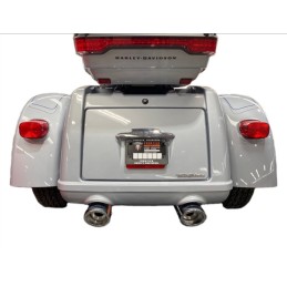 EXHAUST MUFFLERS TAB PERFORMANCE SLIP-ON 4.5" B.A.M. STICK CHROME HARLEY DAVIDSON FLRT FREEWHEELER 2009-24