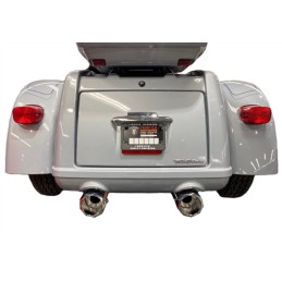 EXHAUST MUFFLERS TAB PERFORMANCE SLIP-ON 4.5" B.A.M. STICK CHROME HARLEY DAVIDSON FLRT FREEWHEELER 2009-24