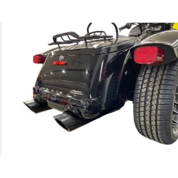 POT DÉCHAPPEMENTS TAB PERFORMANCE SLIP-ON 4.5" B.A.M. STICK NOIR HARLEY DAVIDSON FLRT FREEWHEELER 2009-24