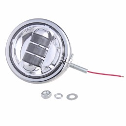 CHROME LED AUXILIARY LIGHTS KIT EU APPROVED HARLEY DAVIDSON FLS SOFTAIL 00-17