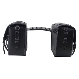 SADDLEBAGS LEATHER HIGHWAYMAN CLASSIC LARGE CUSTOM MOTORCYCLE AND HARLEY DAVIDSON