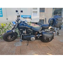 SADDLEBAGS LEATHER CRUISER CLASSIC LARGE CUSTOM MOTORCYCLE AND HARLEY DAVIDSON