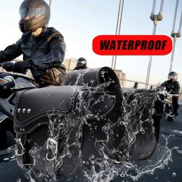 SATTELTASCHEN LEATHER CRUISER CLASSIC LARGE CUSTOM MOTORRAD UND HARLEY DAVIDSON