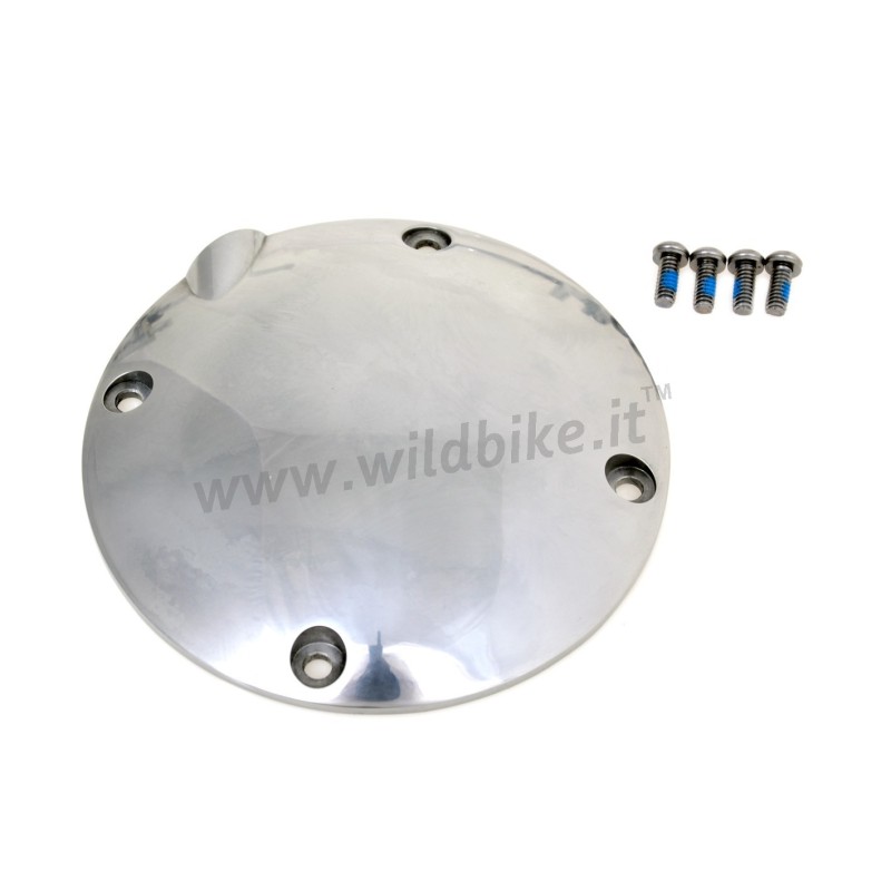 COUVERCLE DERBY EMBRAYAGE LISSE POLI HARLEY DAVIDSON XL SPORTSTER 94-03