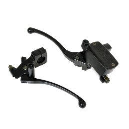 BRAKE AND CLUTCH LEVERS SET ALUMINUM BLACK HONDA VT 600/750 C SHADOW 88-09