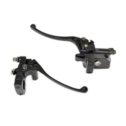 BRAKE AND CLUTCH LEVERS SET ALUMINUM BLACK HONDA VT 600/750 C SHADOW 88-09