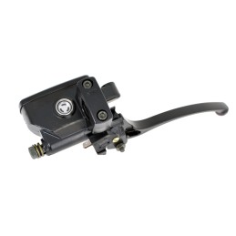 BRAKE AND CLUTCH LEVERS SET ALUMINUM BLACK 1" 25 MM MOTORCYCLE