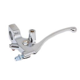 SET LEVIERS DE FREIN ET D'EMBRAYAGE EN ALUMINIUM CHROME 1" 25 MM POUR MOTO