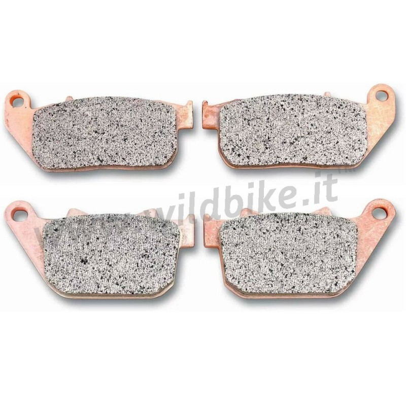 COMPLETE SET BRAKE PAD DRAG SINTERED HARLEY DAVIDSON XL SPORTSTER 04-13