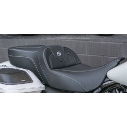 COMFORT GEL SEAT ROADSOFA CARBON FIBER HARLEY DAVIDSON FXD DYNA 06-17