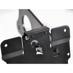 SIDE MOUNT LICENSE PLATE BRACKET BLACK HARLEY DAVIDSON XL SPORTSTER 2004-22