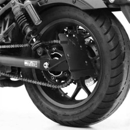 KIT DI SUPPORTO LATERALE NERO PORTA TARGA HARLEY DAVIDSON XL SPORTSTER 04-22