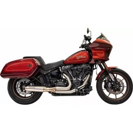 POTS D'ÉCHAPPEMENT BASSANI 2EN1 SUPER BIKE 4" INOX HARLEY DAVIDSON FXLRST LOW RIDER ST 2021-25