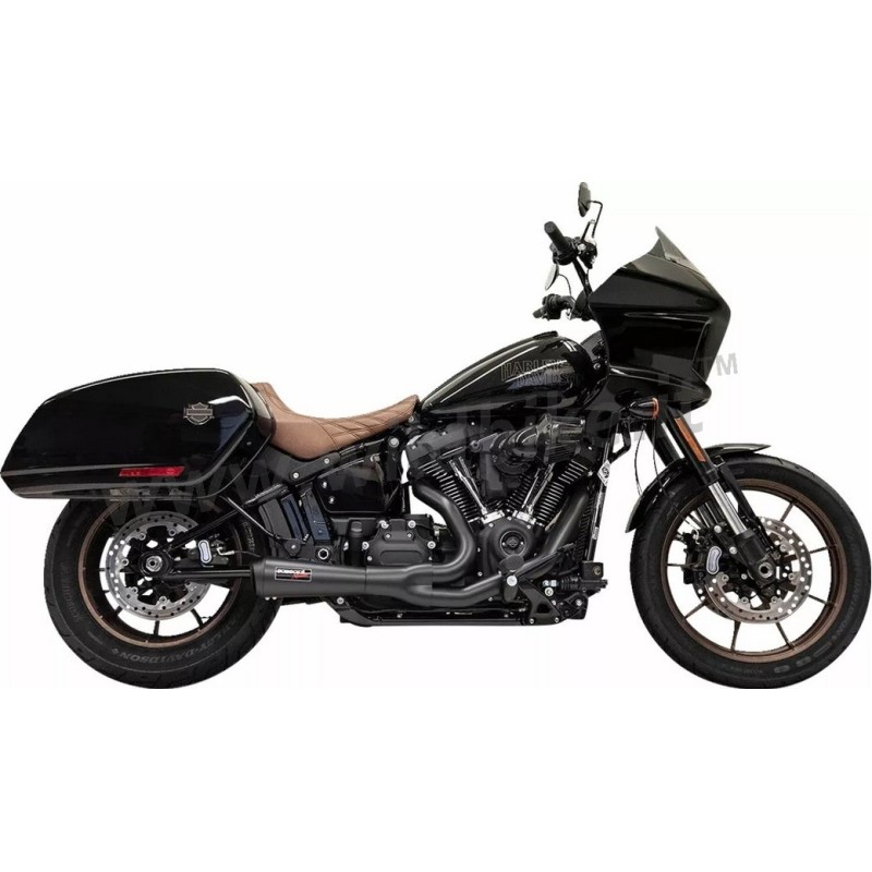SCARICO BASSANI 2IN1 ROAD RAGE RIPPER SHORT NERO HARLEY DAVIDSON FXLRST LOW RIDER ST 2021-2024