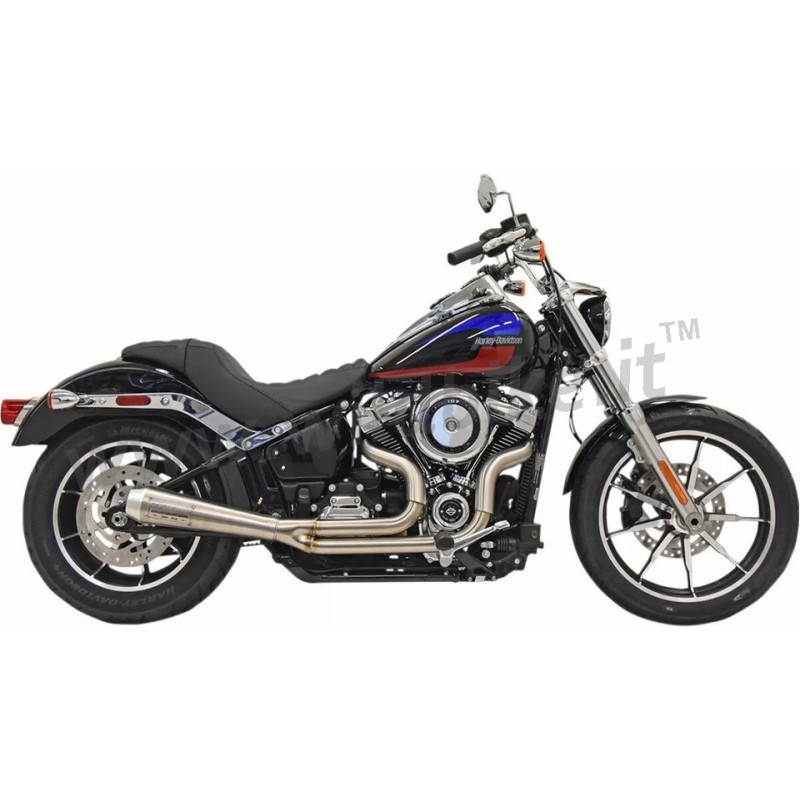 AUSPUFFSYSTEM BASSANI 2IN1 ROAD RAGE III 50TH INOX HARLEY DAVIDSON SOFTAIL 2018-25