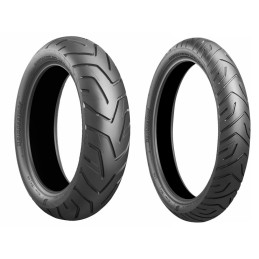 COPPIA DI PNEUMATICI GOMME BRIDGESTONE BATTLAX A41 HARLEY DAVIDSON XL 1200 CX ROADSTER 2016-20