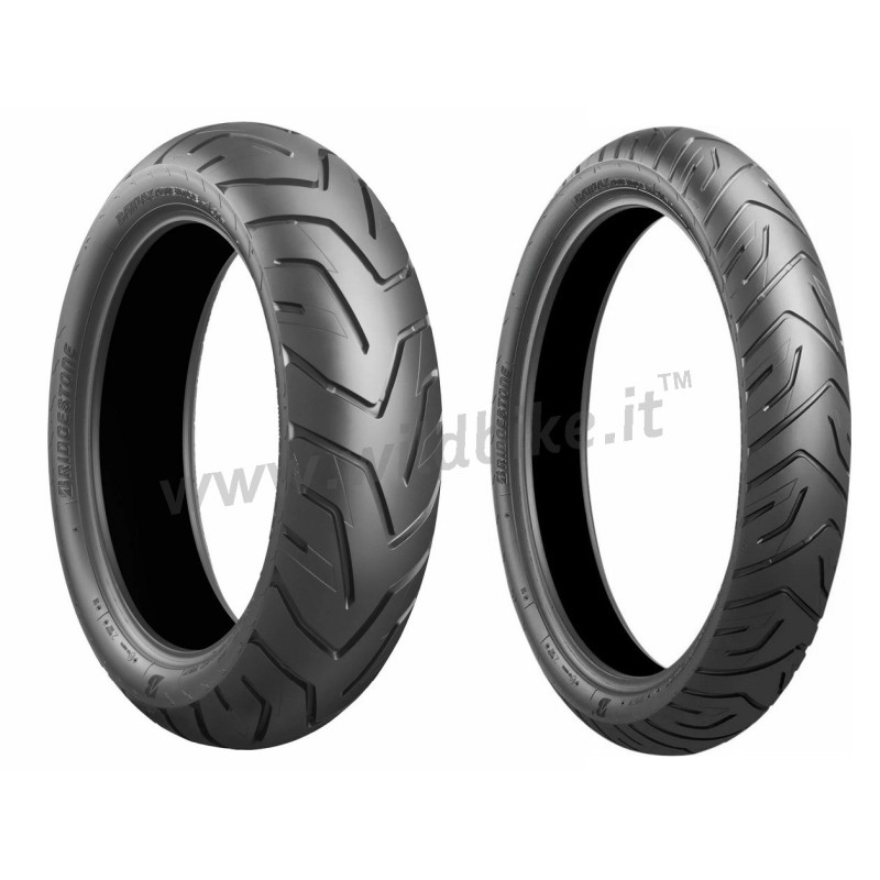 COPPIA DI PNEUMATICI GOMME BRIDGESTONE BATTLAX A41 HARLEY DAVIDSON XL 1200 CX ROADSTER 2016-20