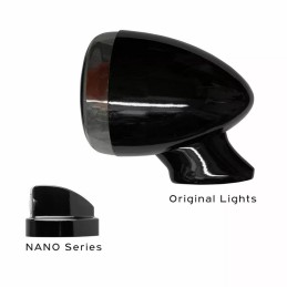 KIT MINI CLIGNOTANTS NANO NOIR LED EU APPROUVÉ HARLEY DAVIDSON SOFTAIL 2018-2024