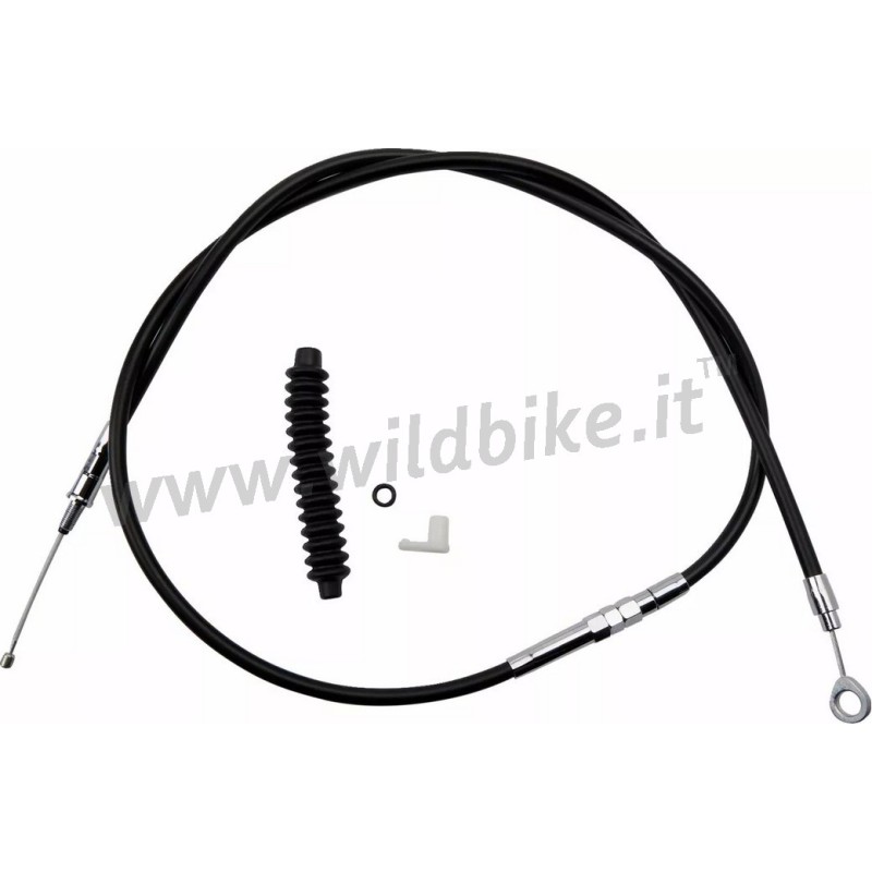 BRAIDED AND BLACK VINYL HIGH EFFICIENCY CLUTCH CABLE OEM 38667-08A HARLEY DAVIDSON FLH FLT TOURING 2008-13