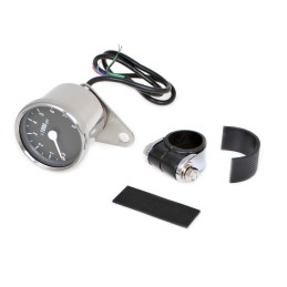 ELEKTRONISCHEN MINI TACHOMETER STAHL 60 MM FUND SCHWARZ HONDA VT 750 C4 SHADOW 04-07