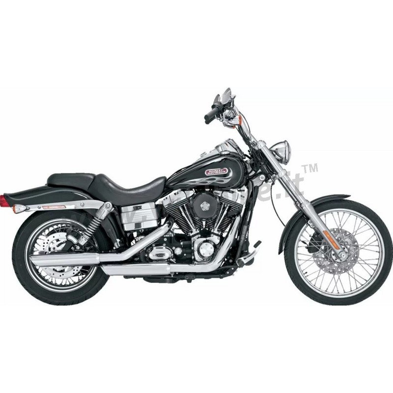 KIT STAGE 1 AUSPUFF SLIP-ON 2IN2 VANCE & HINES HARLEY DAVIDSON FXDB DYNA STREET BOB 2014-17