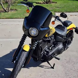 WINDSHIELD CLUB STYLE 11" HARLEY DAVIDSON FXBB SOFTAIL STREET BOB 2018-25