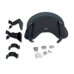 PARABREZZA CUPOLINO NERO IN PELLE MCJ HARLEY DAVIDSON FXDLS 1800 LOW RIDER S 2016-17