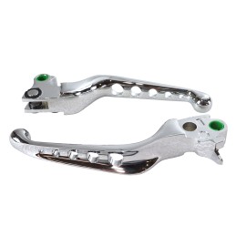 LEVE IN ALLUMINIO FORATE CROMATE HARLEY DAVIDSON XL SPORTSTER 1996-2003