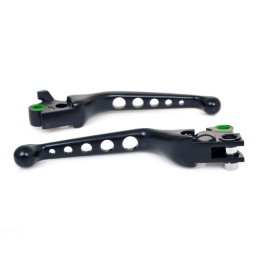 SET HEBEL PERFORIERT SCHWARZEN ALUMINIUM HARLEY DAVIDSON XL SPORTSTER 1996-2003