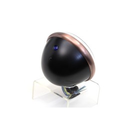 FARO FANALE ANTERIORE BATES 5.75" 145 MM NERO/RAME MOTO CUSTOM E HARLEY DAVIDSON