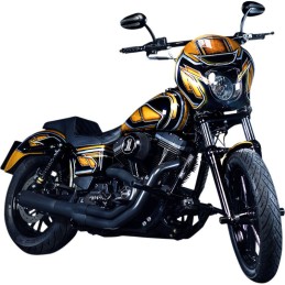 PROTECTION DE MOTEUR CLUB STYLE CRASH BAR NOIR HARLEY DAVIDSON FXD DYNA 1996-17