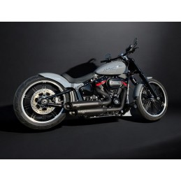 EXHAUSTS 2INTO2 MCJ BIG SHORT 90 EU APPROVED HARLEY DAVIDSON SOFTAIL FXSB BREAKOUT 2018-24