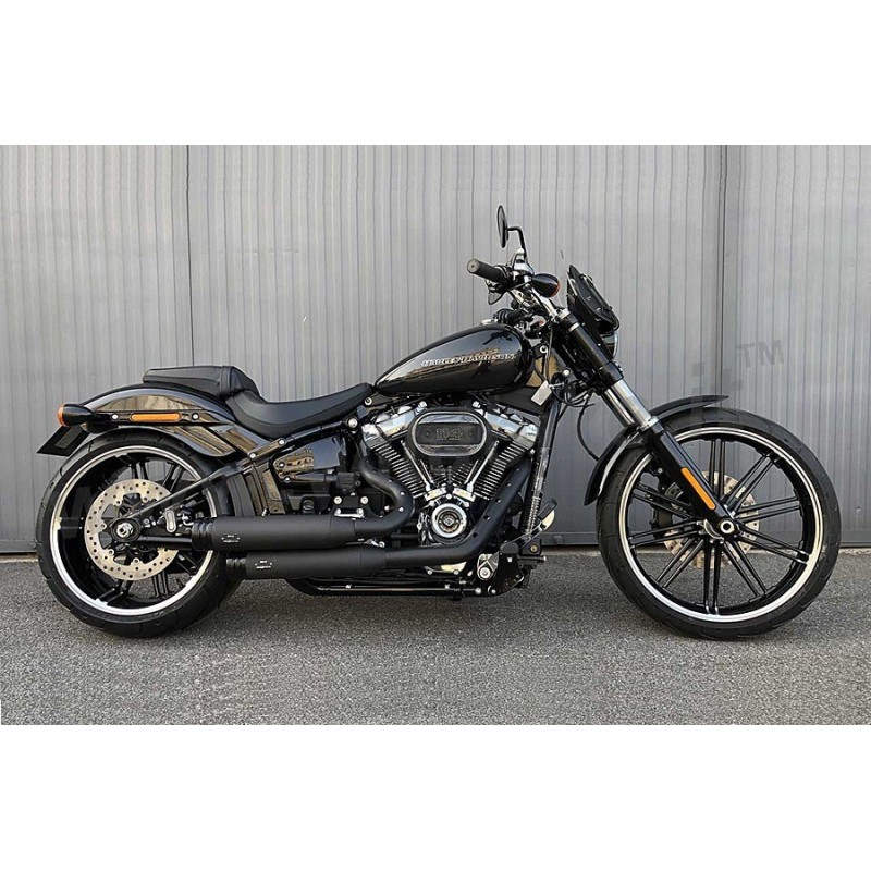 EXHAUSTS 2INTO2 MCJ BIG SHORT 90 EU APPROVED HARLEY DAVIDSON SOFTAIL FXSB BREAKOUT 2018-24