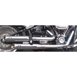 SYSTÈME D'ÉCHAPPEMENT MCJ 2EN2 RACE 90 APPROUVÉ EU HARLEY DAVIDSON SOFTAIL FXBR BREAKOUT 2018-24