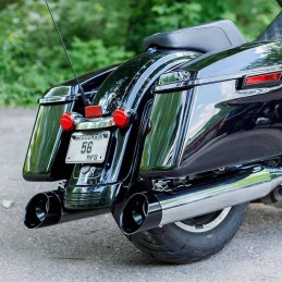 POT D'ECHAPPEMENTS SLIP-ON S&S MK45 CUTLASS CB HARLEY DAVIDSON FLH FLT TOURING 1995-2016