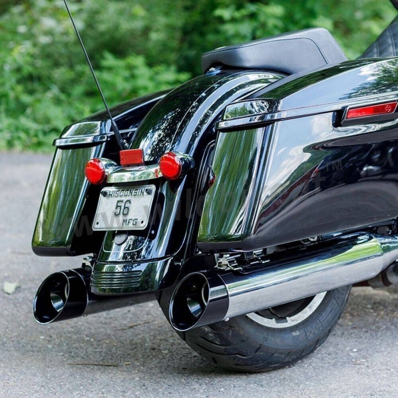 POT D'ECHAPPEMENTS SLIP-ON S&S MK45 CUTLASS CB HARLEY DAVIDSON FLH FLT TOURING 1995-2016