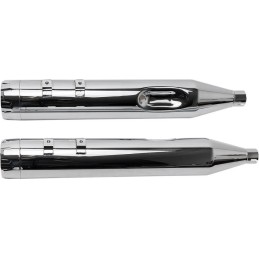 SCARICHI MARMITTE SLIP-ON S&S MK45 THRUSTER CROMATI HARLEY DAVIDSON FLH FLT TOURING 1995-2016