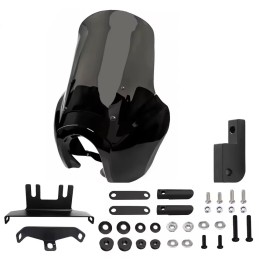 WINDSCHUTZSCHEIBE CLUB WARRIOR 15.75" SOLAR HARLEY DAVIDSON FXDB DYNA STREET BOB 2006-17