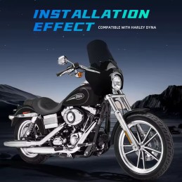 PARABREZZA CUPOLINO CLUB WARRIOR 15.75" SOLAR HARLEY DAVIDSON FXDB DYNA STREET BOB 2006-17