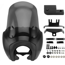 WINDSCHUTZSCHEIBE CLUB WARRIOR 15.75" SOLAR HARLEY DAVIDSON FXDB DYNA STREET BOB 2006-17