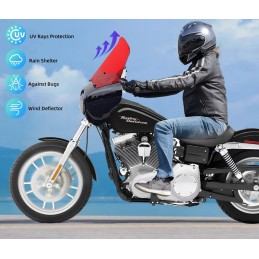 OBERE WINDSCHUTZSCHEIBE FÜR CLUB WARRIOR 15.75" HARLEY DAVIDSON