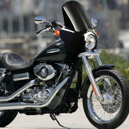 PARABREZZA CUPOLINO CLUB WARRIOR 15.75" DARK HARLEY DAVIDSON FXDB DYNA STREET BOB 2006-17