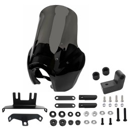 copy of WINDSCHUTZSCHEIBE CLUB WARRIOR 15" GRAU GERÄUCHERT HARLEY DAVIDSON FXBB SOFTAIL STREET BOB 2018-24